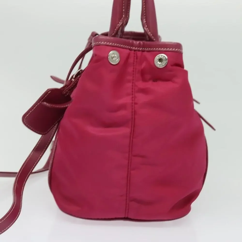 Prada Nylon Tote Bag Pink